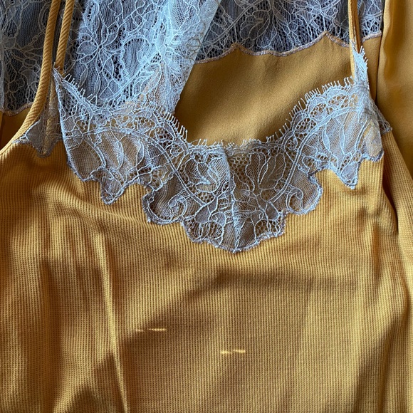 BCBG MaxAzria Runway Silk Lace Wrap Dress - Picture 11 of 15